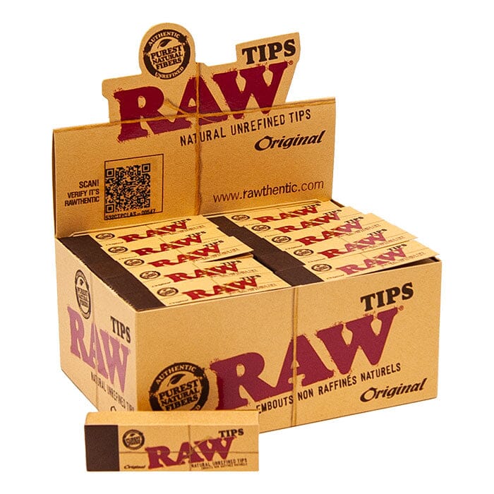 RAW NATURAL UNREFINED TIPS Herbal SMOKE TOKES