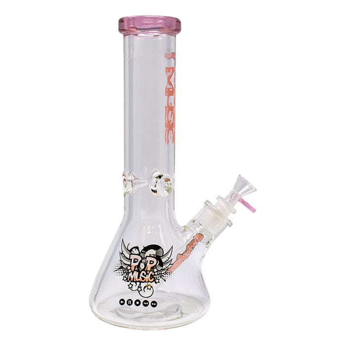 GANJAVIBES MUSIC SERIES GLASS BONG Herbal SMOKE TOKES
