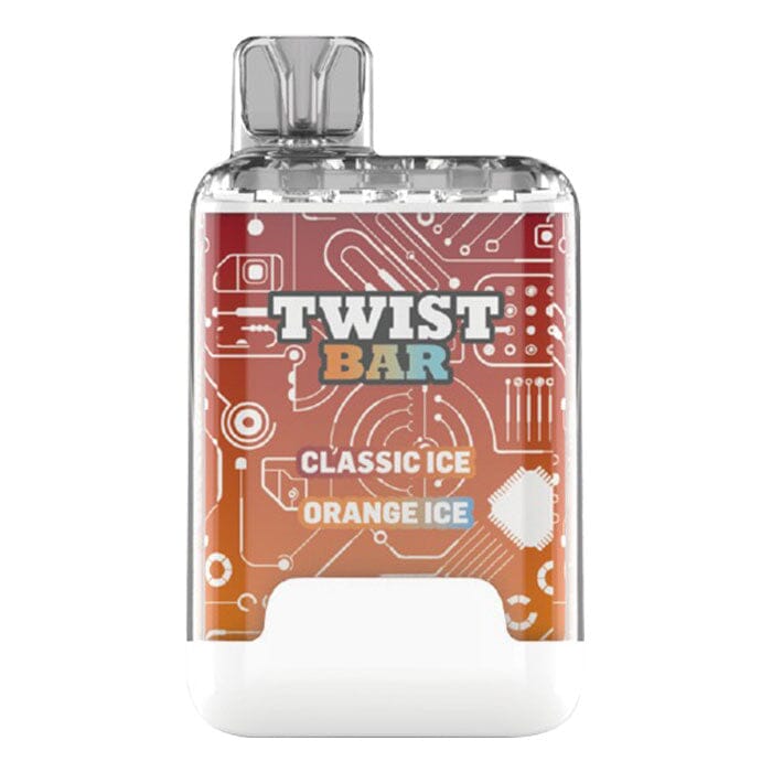 TWIST BAR DISPOSABLE VAPE (2ML) DISPOSABLES SMOKE TOKES Classic Ice / Orange Ice 20MG (EXCISE)