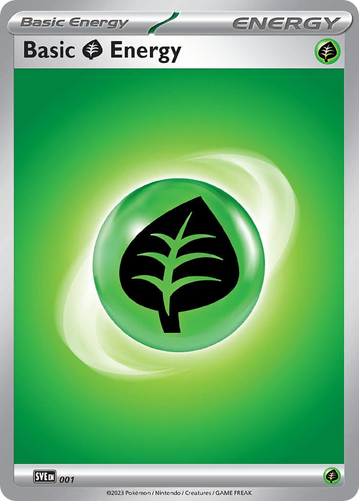 SINGLE POKÉMON CARDS - ENERGY CARDS TRADING CARDS The Vapory Grass Common