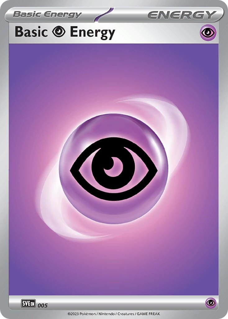 SINGLE POKÉMON CARDS - ENERGY CARDS TRADING CARDS The Vapory Psychic Common