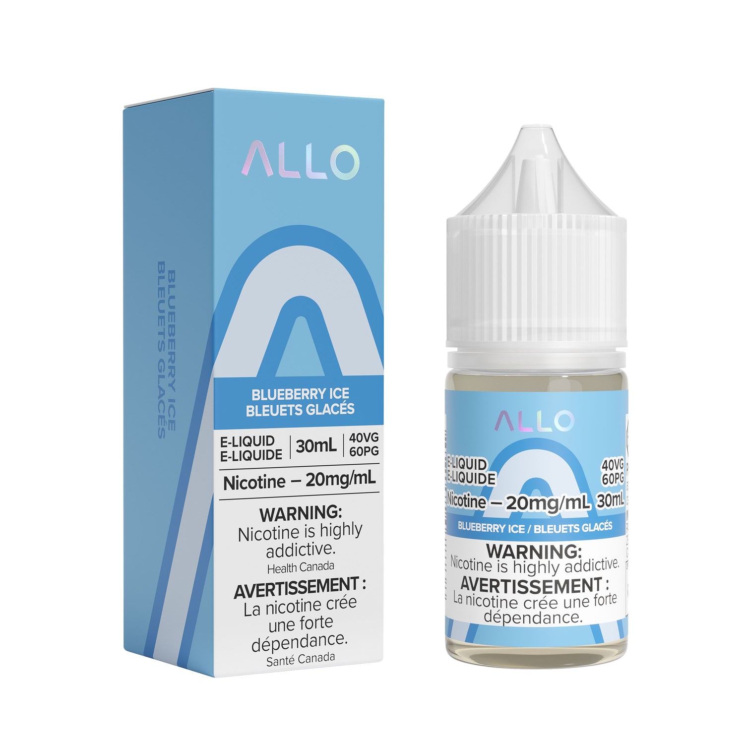 ALLO E-LIQUID E-LIQUID Pacific Smoke E-Liquids Blueberry Ice 20mg (SALT) (EXCISE)