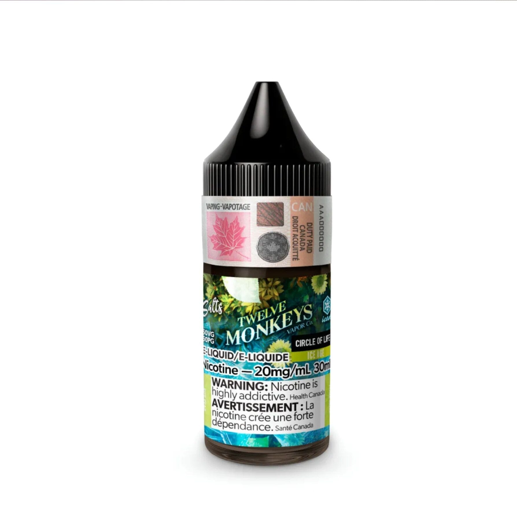 TWELVE MONKEYS E-LIQUID E-LIQUID Pacific Smoke E-Liquids Ice Age Circle of Life 10MG (SALT) (EXCISE)