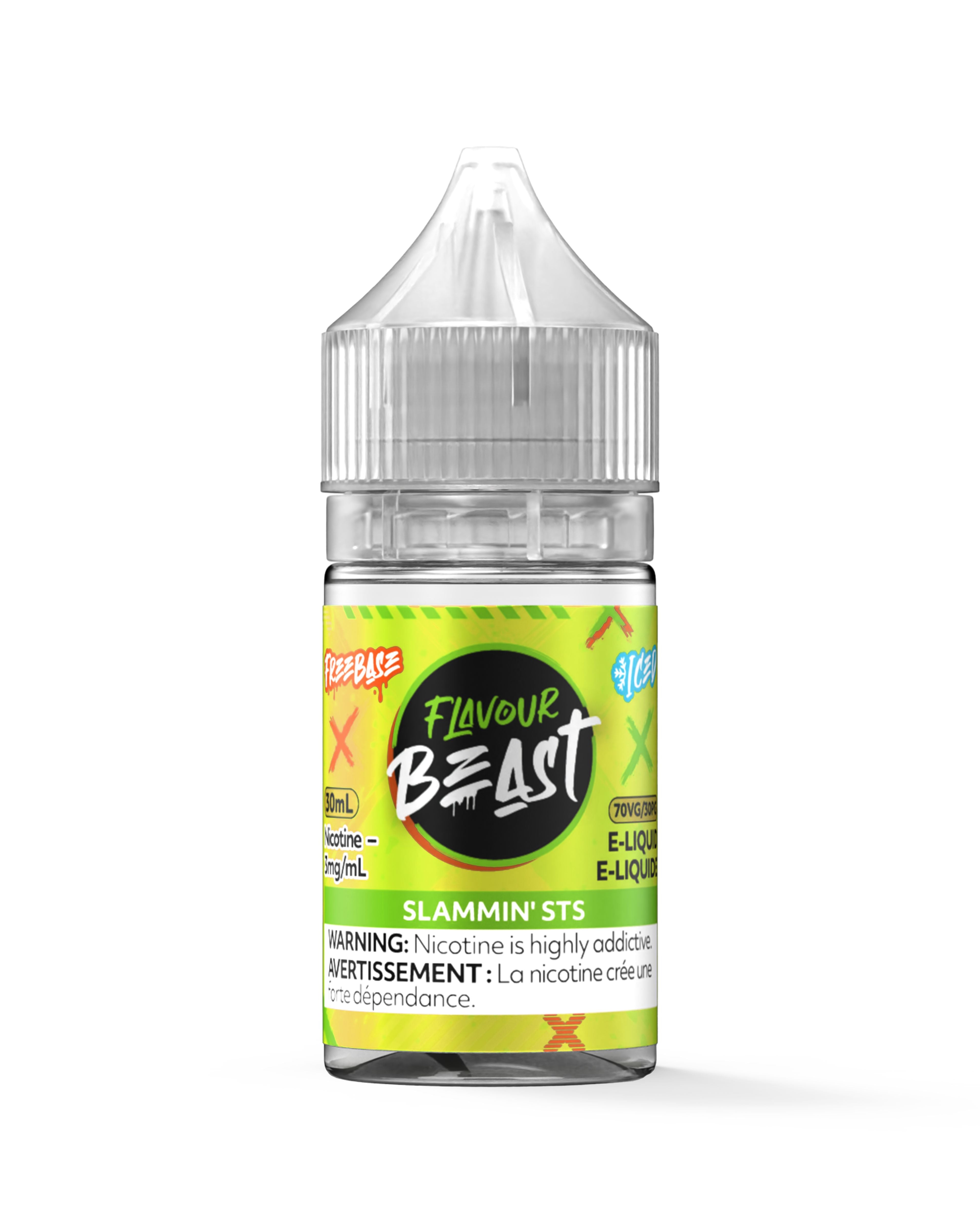 FLAVOUR BEAST E-LIQUID REGULAR E-LIQUID Pacific Smoke E-Liquids Regular Slammin’ STS Iced 3mg (REGULAR) (EXCISE)