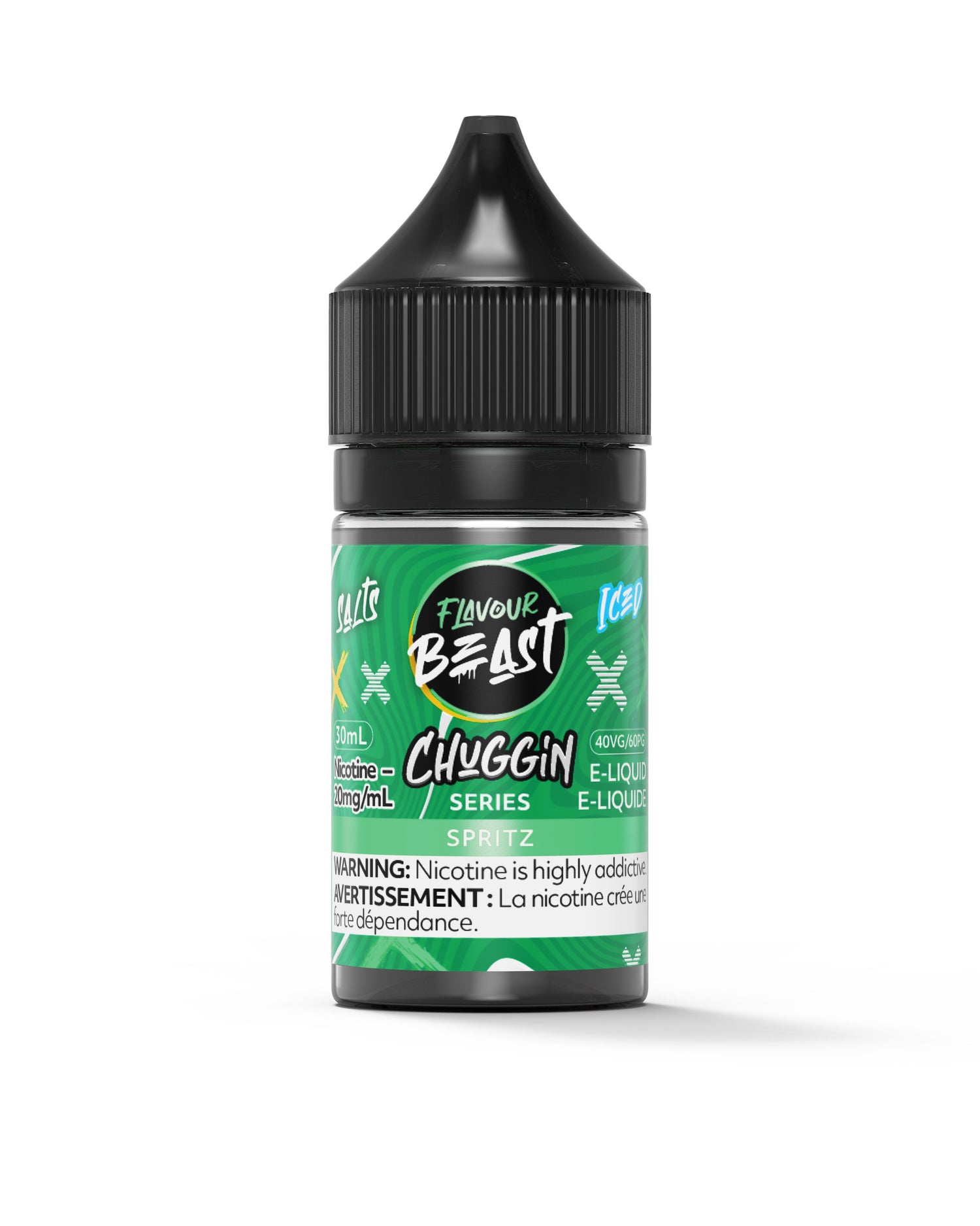 FLAVOUR BEAST E-LIQUID SALT E-LIQUID Pacific Smoke E-Liquids Chuggin Spritz 20mg (SALT) (EXCISE)