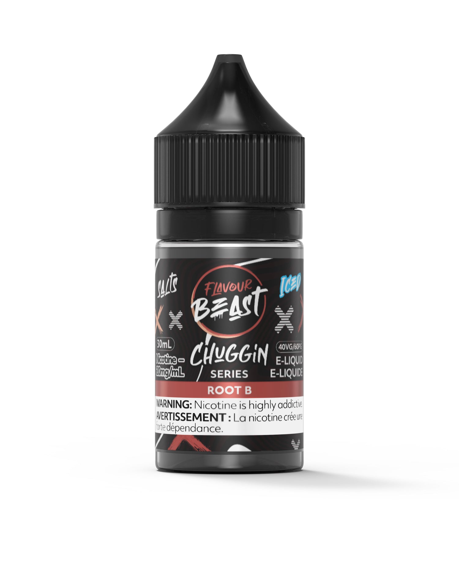 FLAVOUR BEAST E-LIQUID SALT E-LIQUID Pacific Smoke E-Liquids Chuggin Root B Iced 20mg (SALT) (EXCISE)