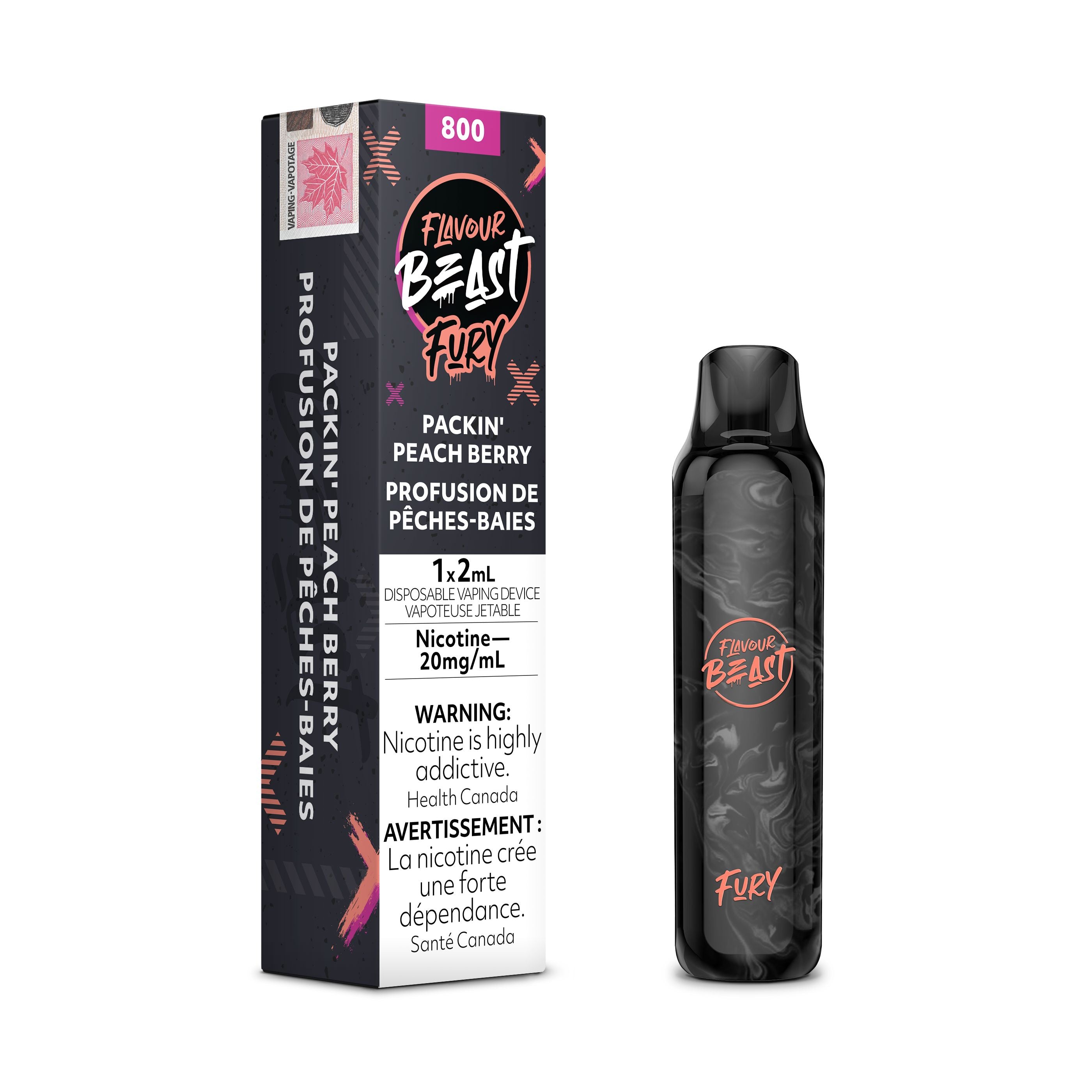 FLAVOUR BEAST FURY DISPOSABLE (2ML) DISPOSABLES Pacific Smoke E-Liquids Packin&