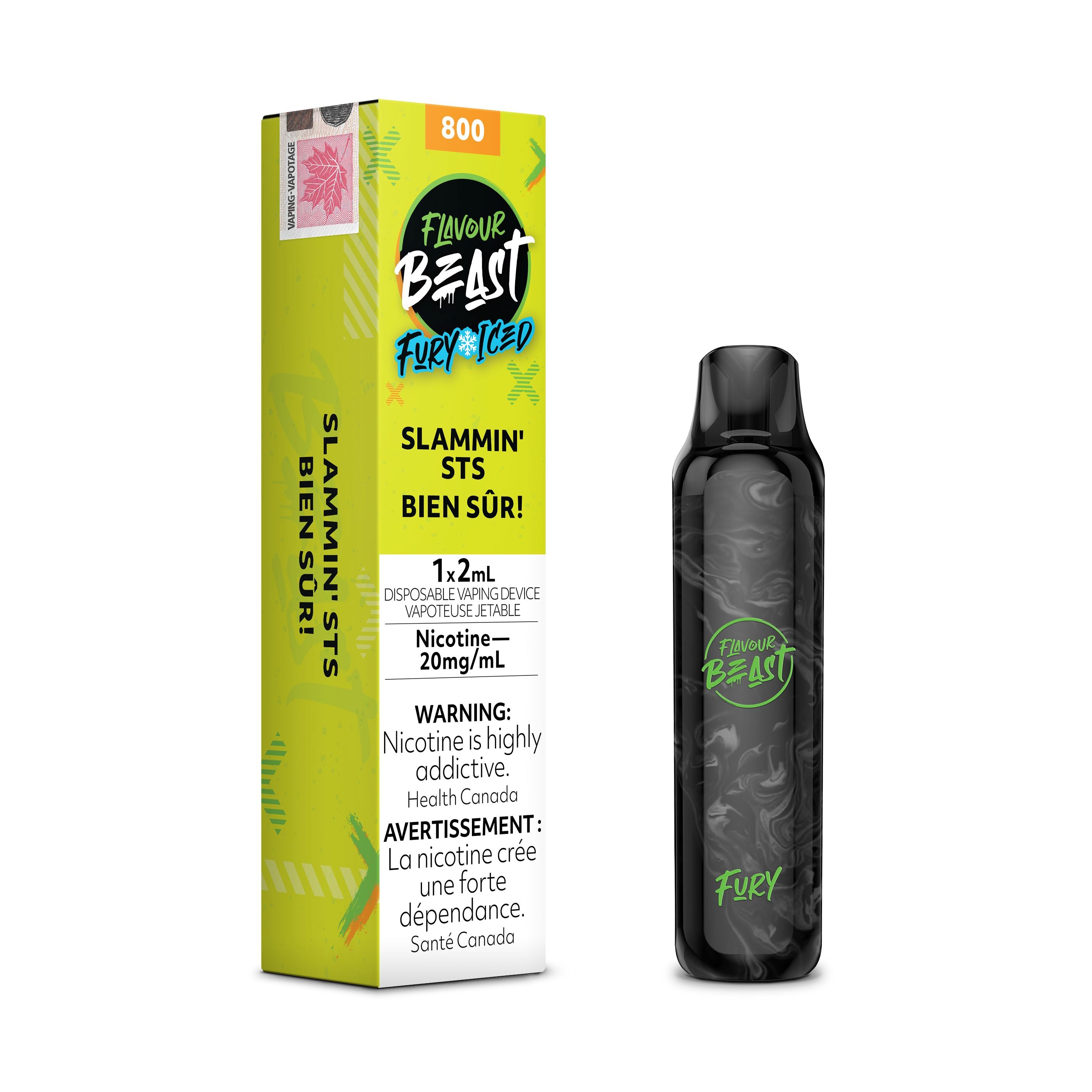 FLAVOUR BEAST FURY DISPOSABLE (2ML) DISPOSABLES Pacific Smoke E-Liquids Slammin&