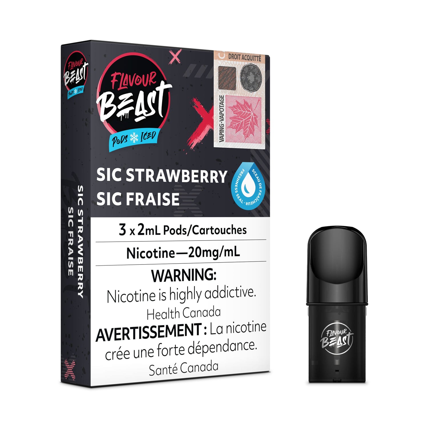 FLAVOUR BEAST PODS PRE-FILLED PODS Pacific Smoke E-Liquids