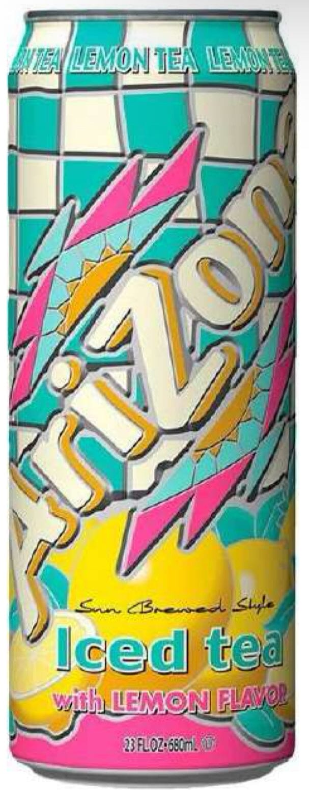 Arizona Tea Can Food, Beverages & Tobacco Great West Beverage Corp. Iced Tea with Lemon Flavour