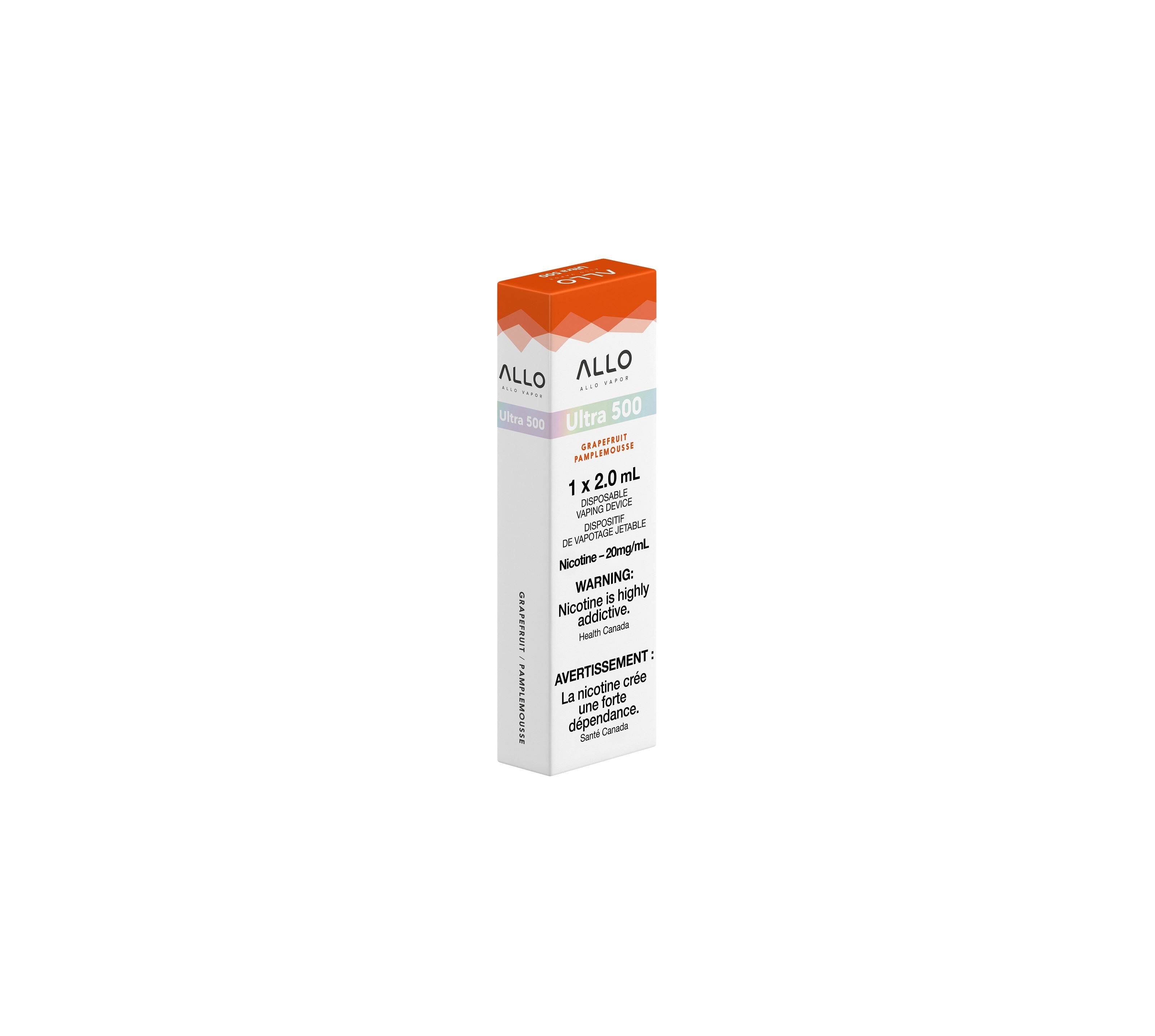 ALLO ULTRA 500 DISPOSABLE VAPE (2ML) DISPOSABLES Pacific Smoke E-Liquids