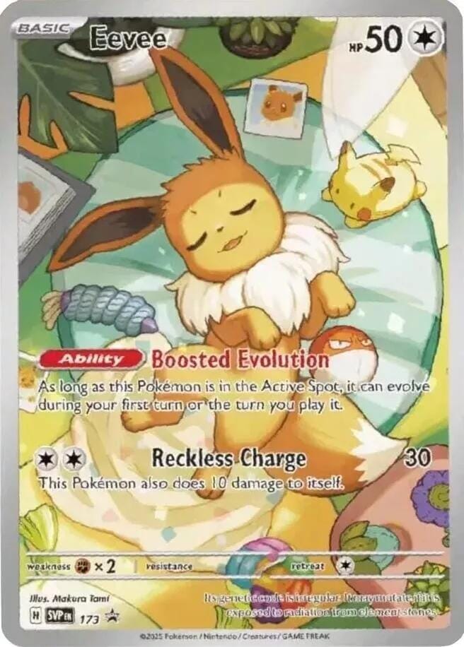 SINGLE POKÉMON CARDS - PRISMATIC EVOLUTIONS TRADING CARDS The Vapory Eevee (Promo) Holo