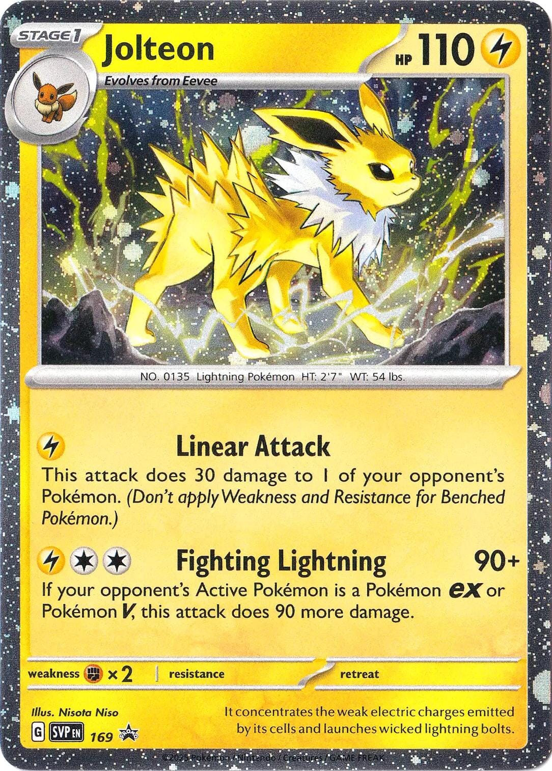 SINGLE POKÉMON CARDS - PRISMATIC EVOLUTIONS TRADING CARDS The Vapory Jolteon Cosmo Holo