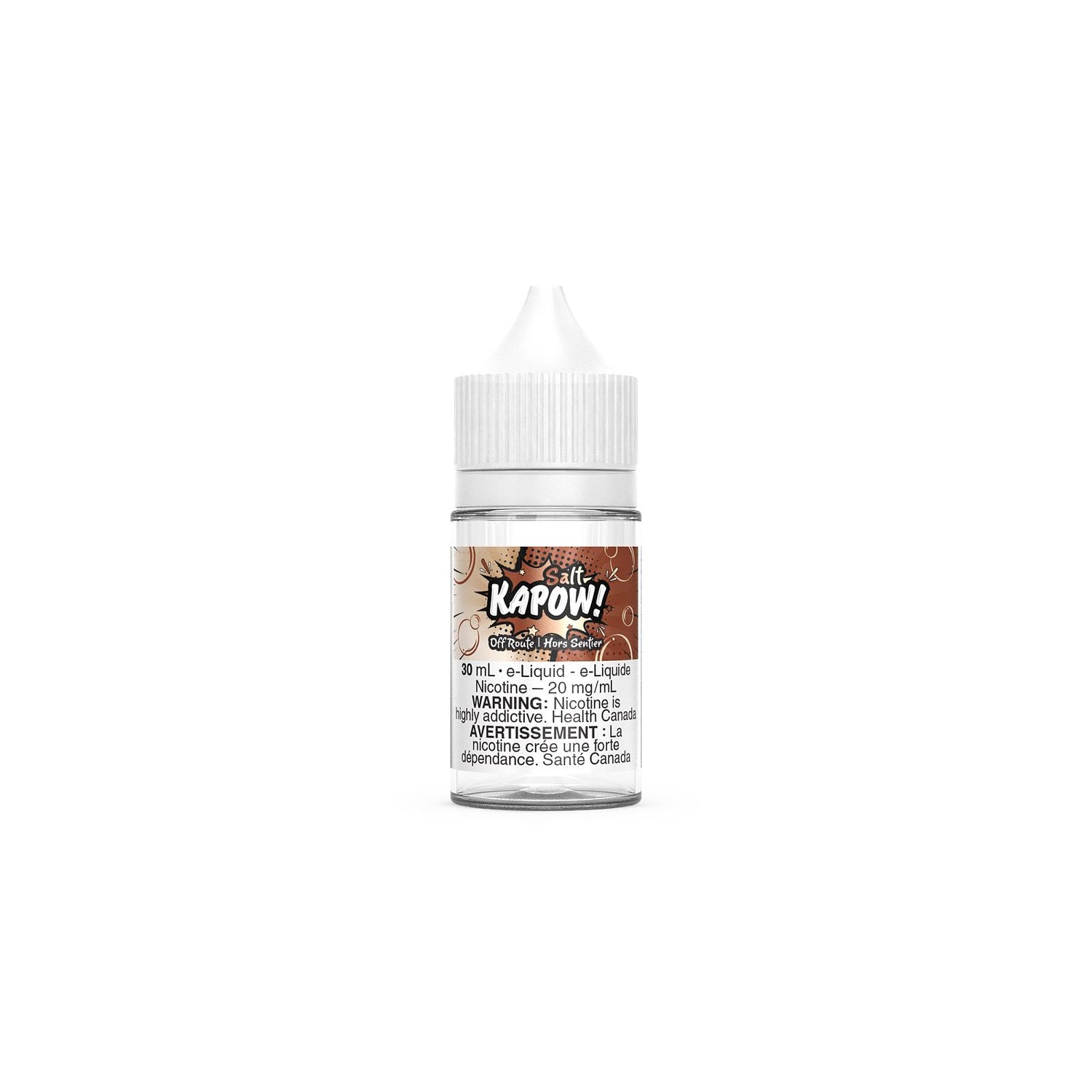KAPOW E-LIQUID E-LIQUID Valor Distribution E-Liquid Off Route 20MG (Salt) (EXCISE)