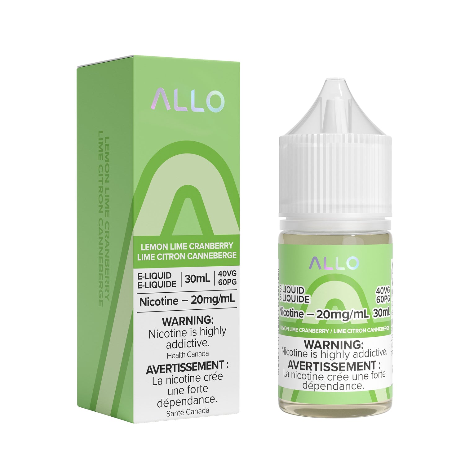 ALLO E-LIQUID E-LIQUID Pacific Smoke E-Liquids Lemon Lime Cranberry 20mg (SALT) (EXCISE)