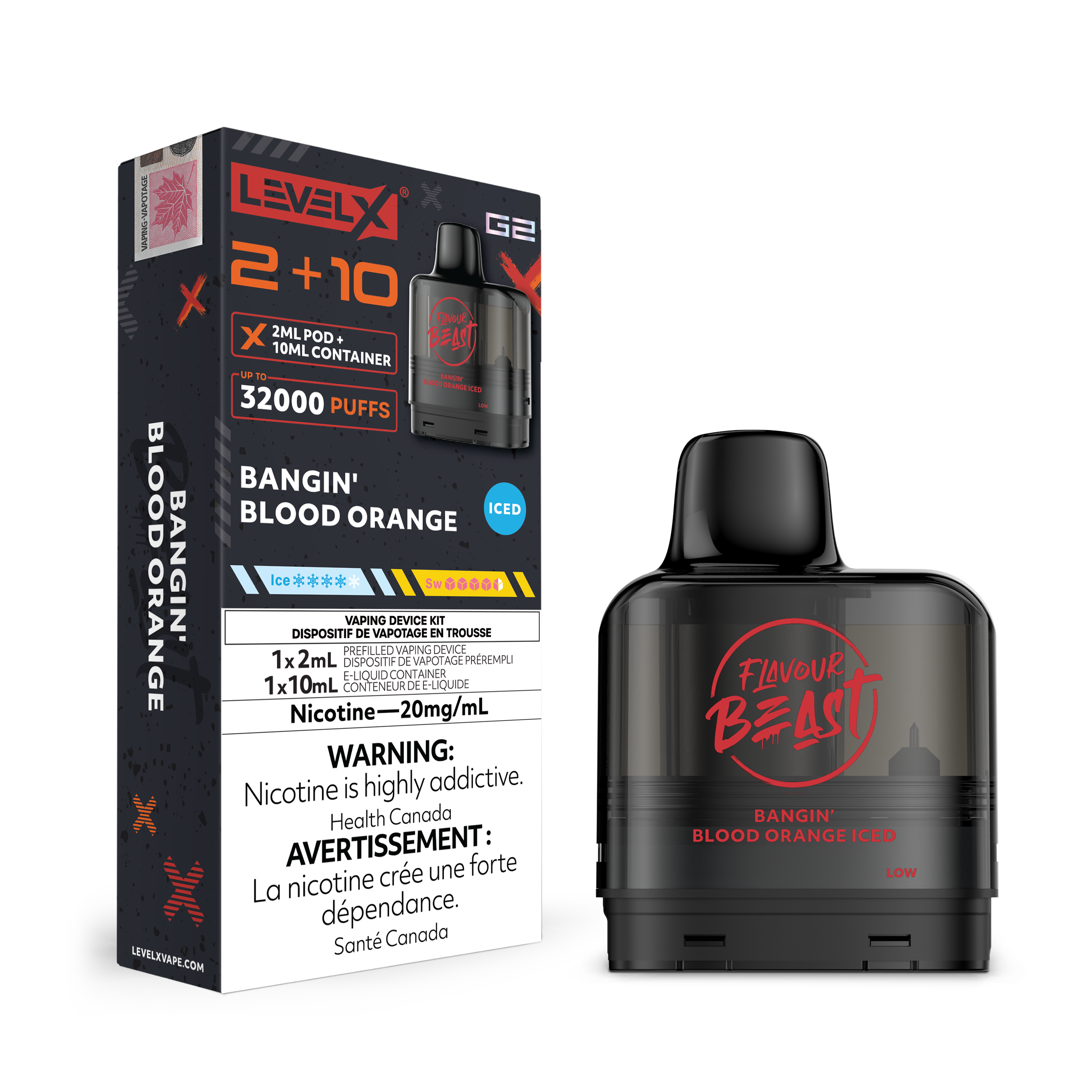 LEVEL X G2 POD 2+10ML