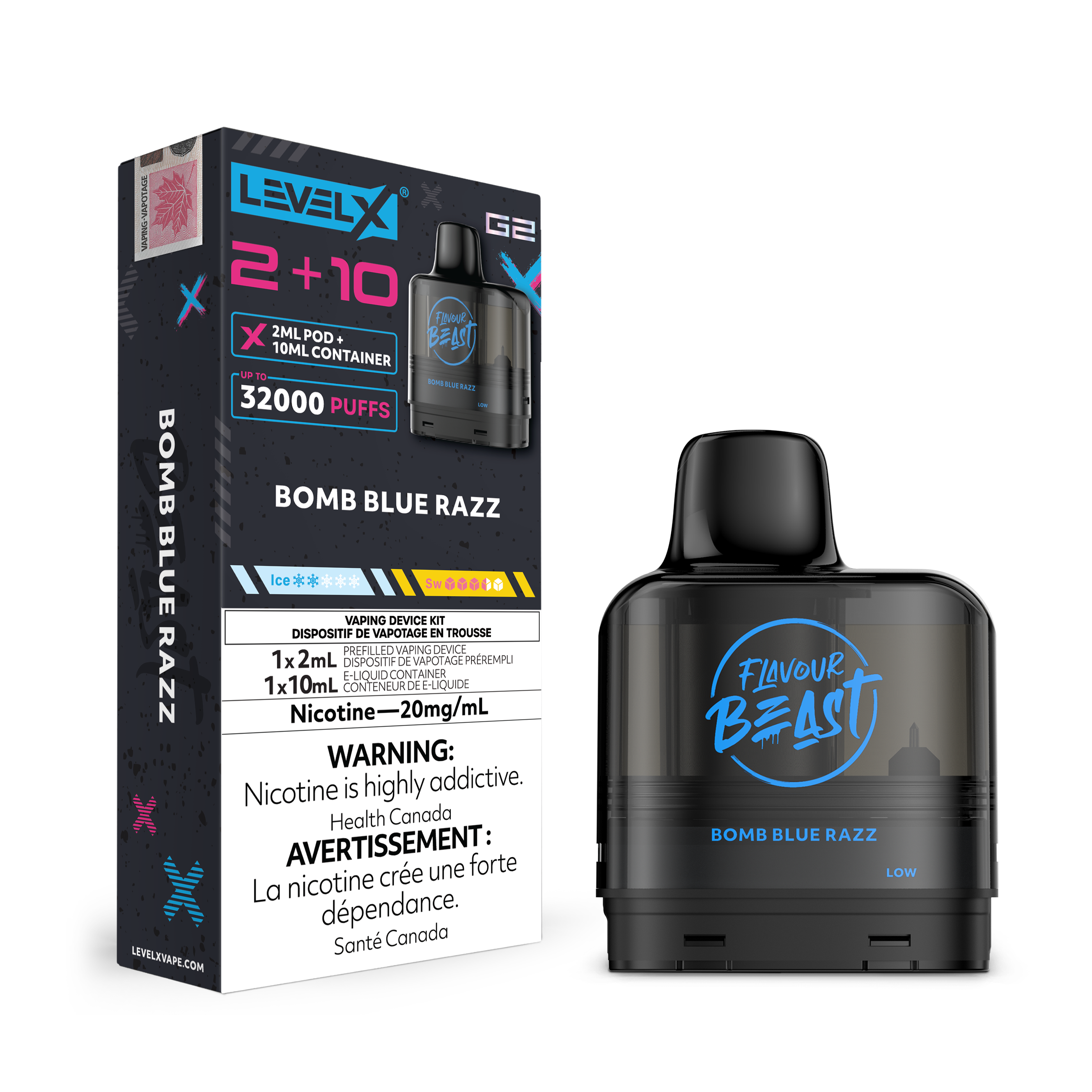 LEVEL X G2 POD 2+10ML