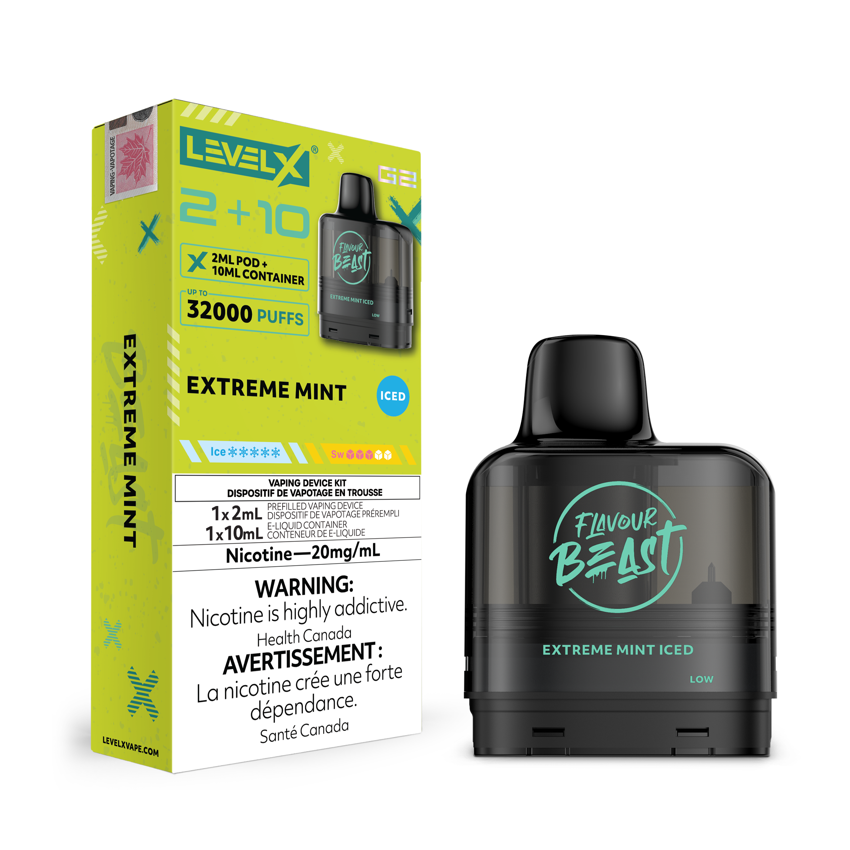 LEVEL X G2 POD 2+10ML