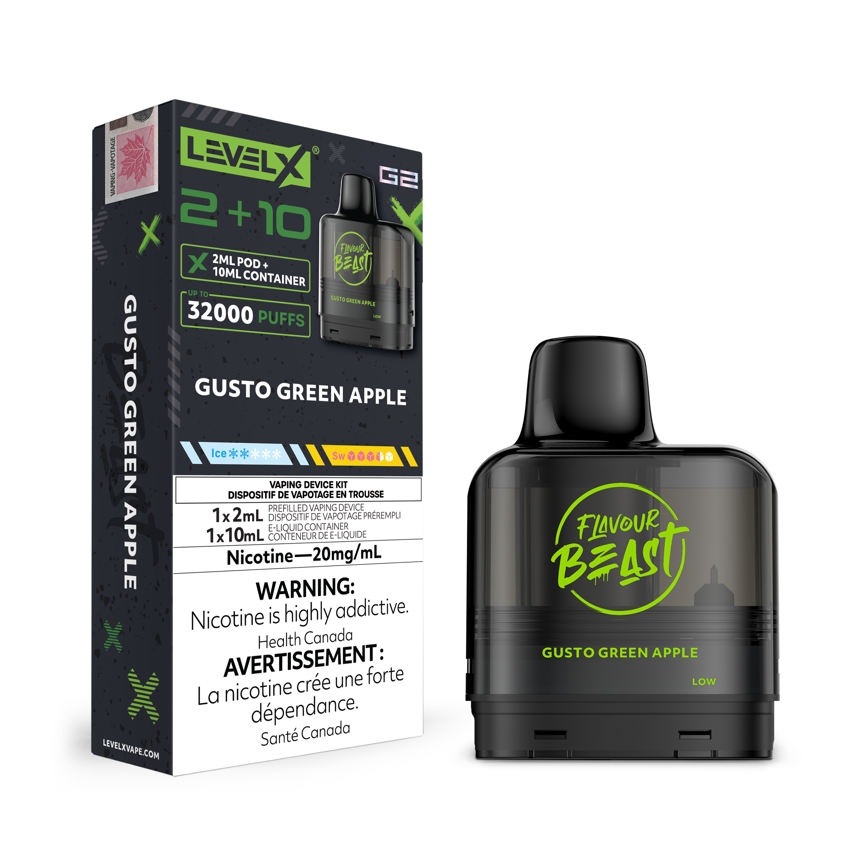 LEVEL X G2 POD 2+10ML