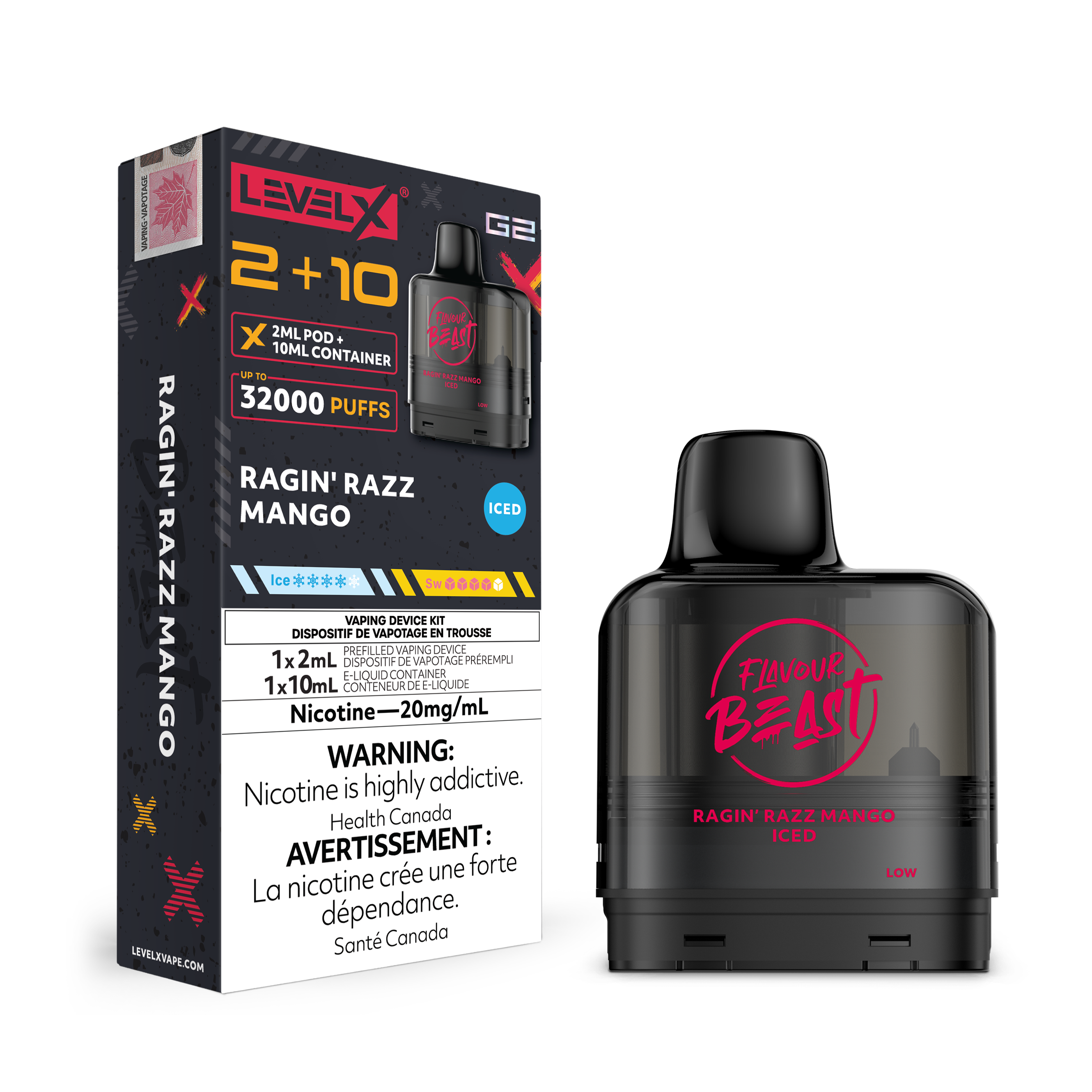 LEVEL X G2 POD 2+10ML