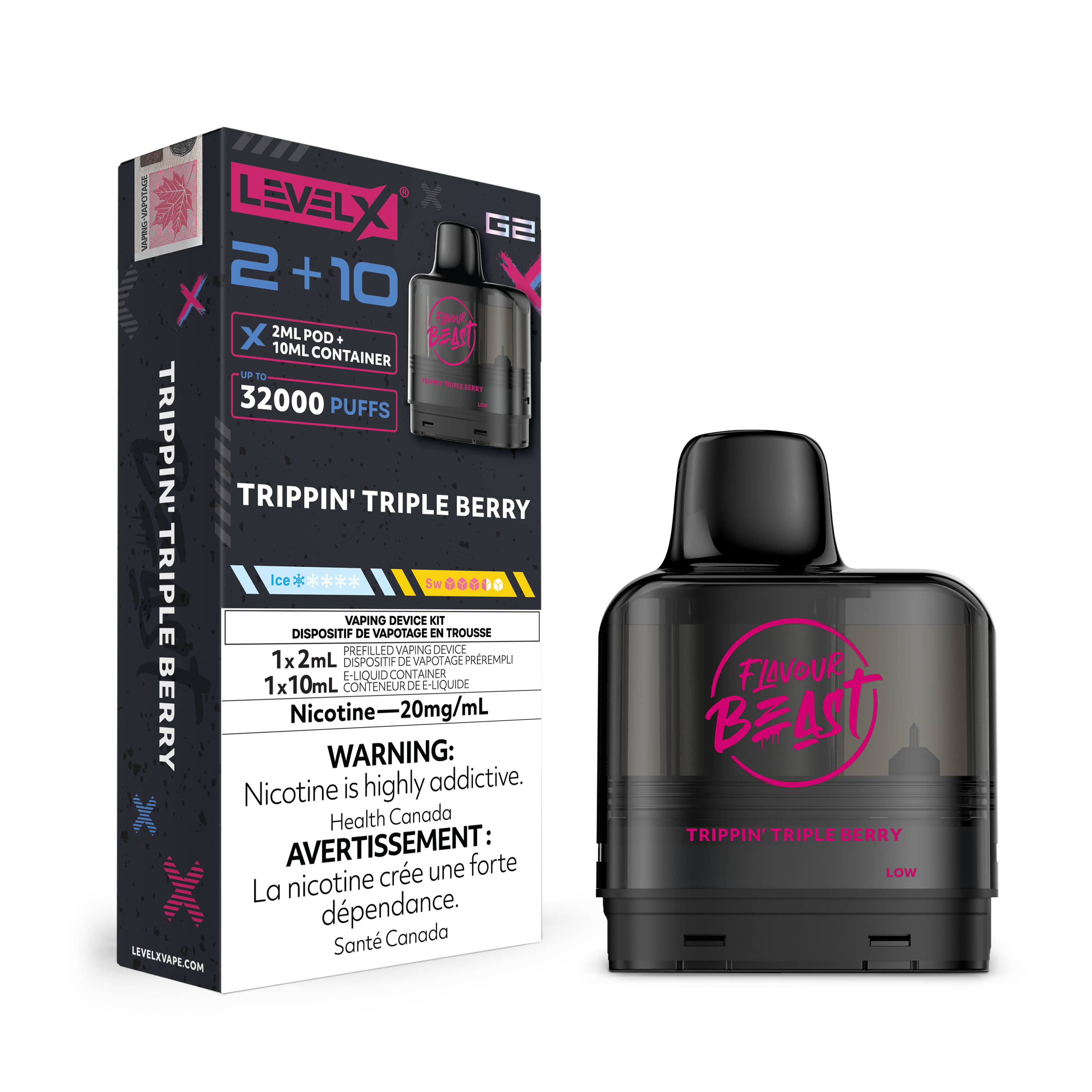 LEVEL X G2 POD 2+10ML