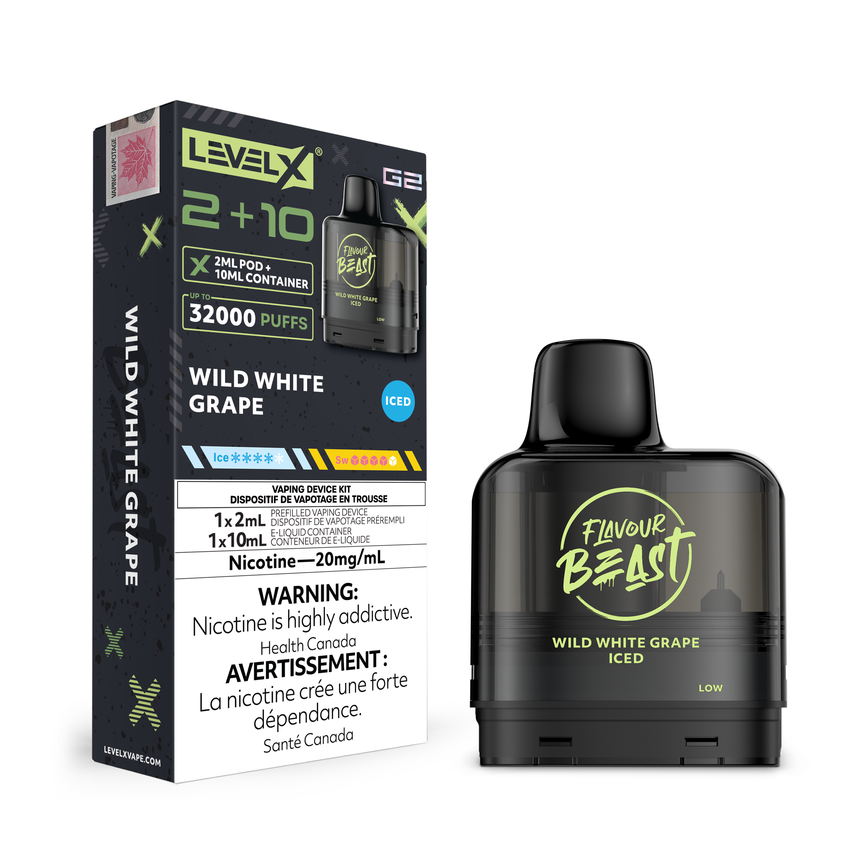 LEVEL X G2 POD 2+10ML