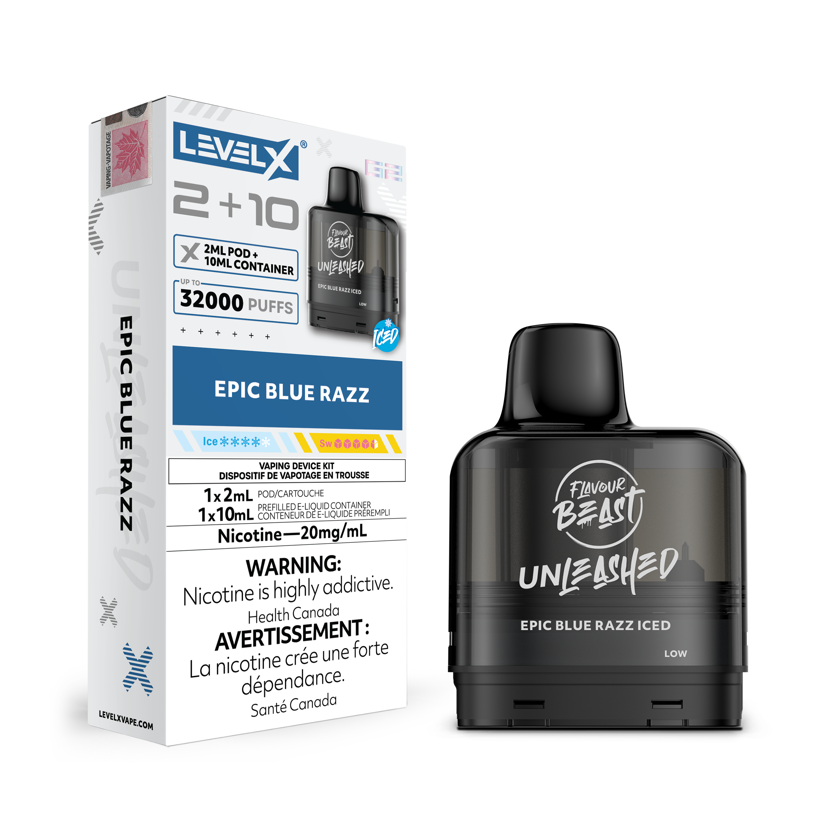 LEVEL X G2 POD 2+10ML