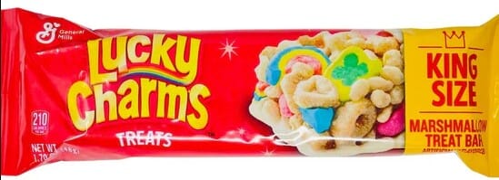 LUCKY CHARMS TREATS BAR Food, Beverages & Tobacco Great West Beverage Corp.