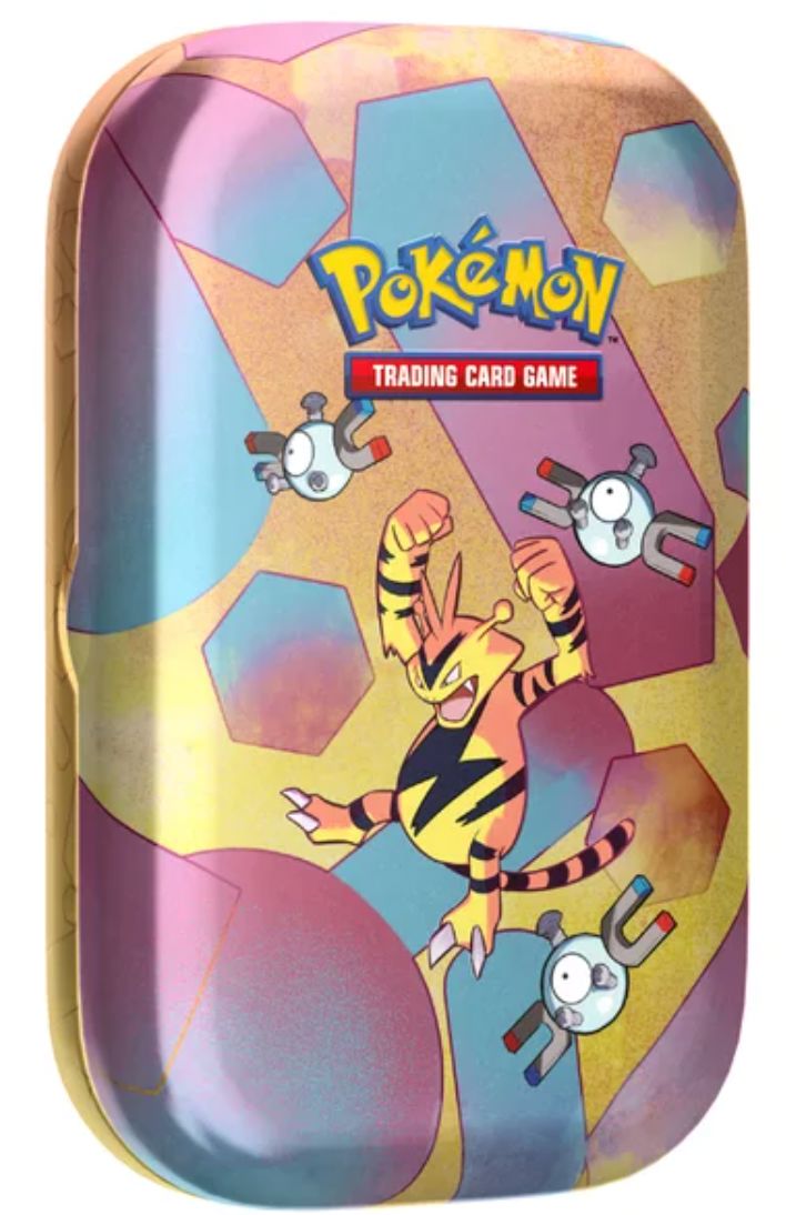 POKÉMON SCARLET & VIOLET 151 MINI TINS POKEMON COLLECTABLES The Vapory Electabuzz