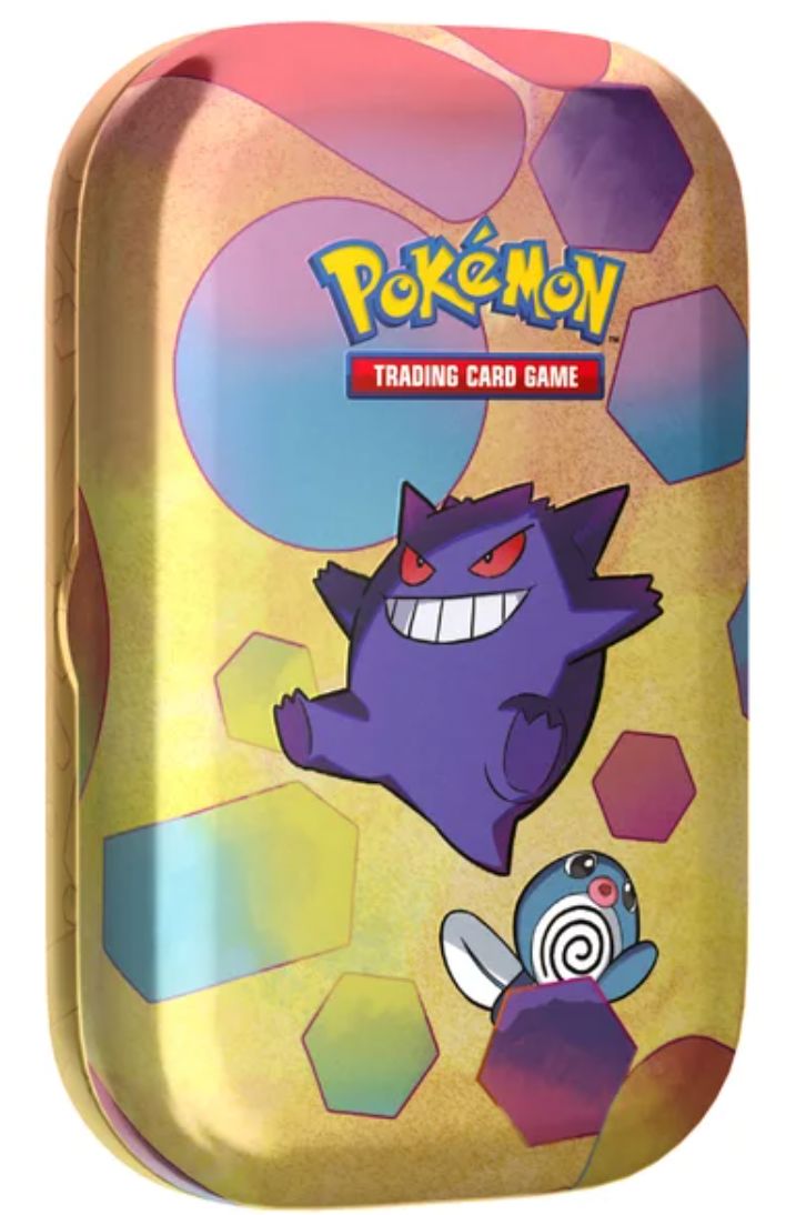 POKÉMON SCARLET & VIOLET 151 MINI TINS POKEMON COLLECTABLES The Vapory Gengar