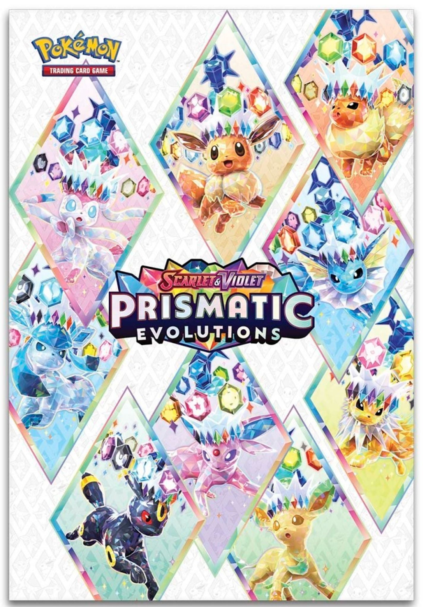 POKÉMON COLLECTIBLES POKEMON COLLECTABLES The Vapory Prismatic Evolutions Poster
