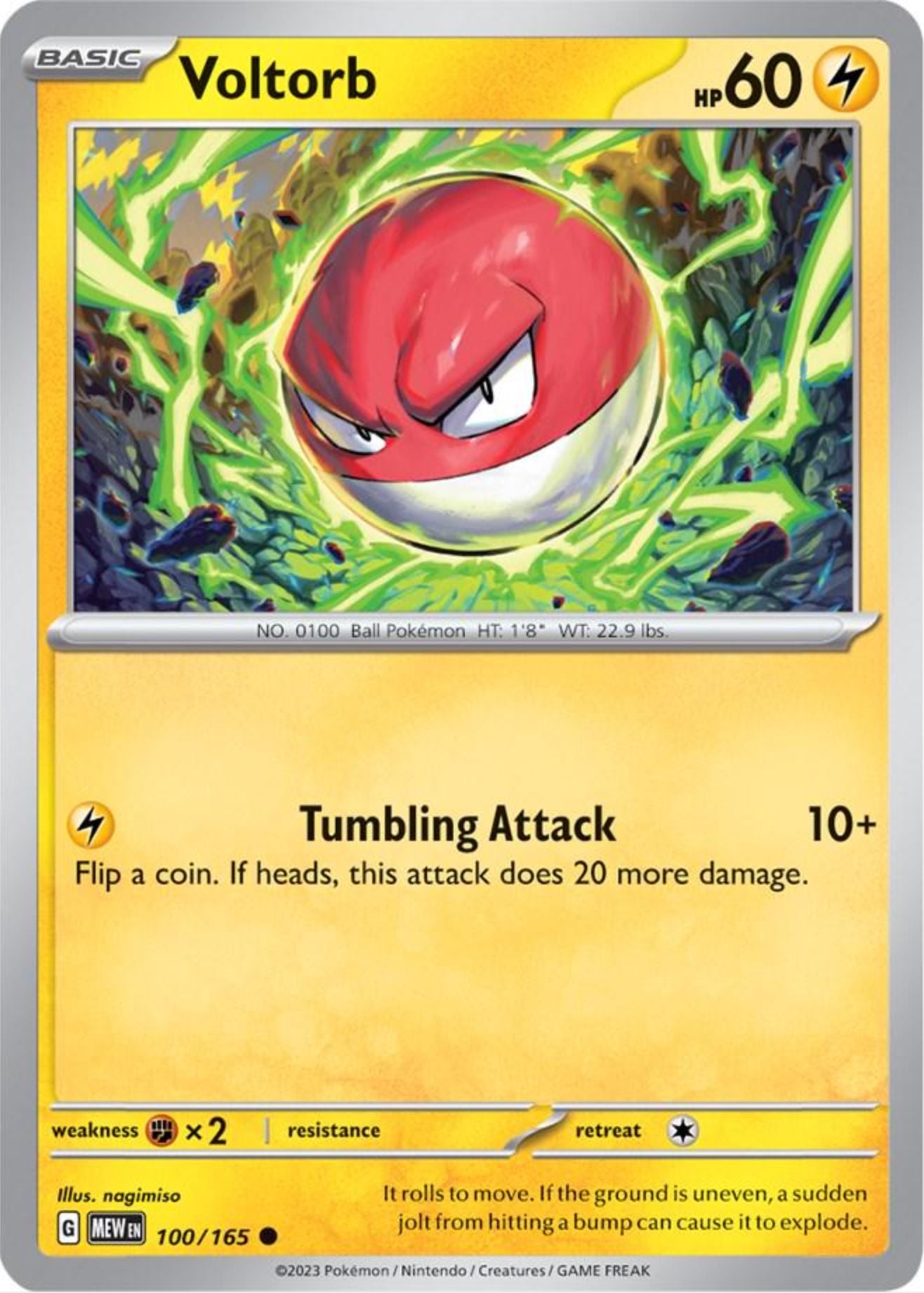 SINGLE POKÉMON CARDS - SCARLET & VIOLET 151 COMMON CARDS TRADING CARDS The Vapory Voltorb Common