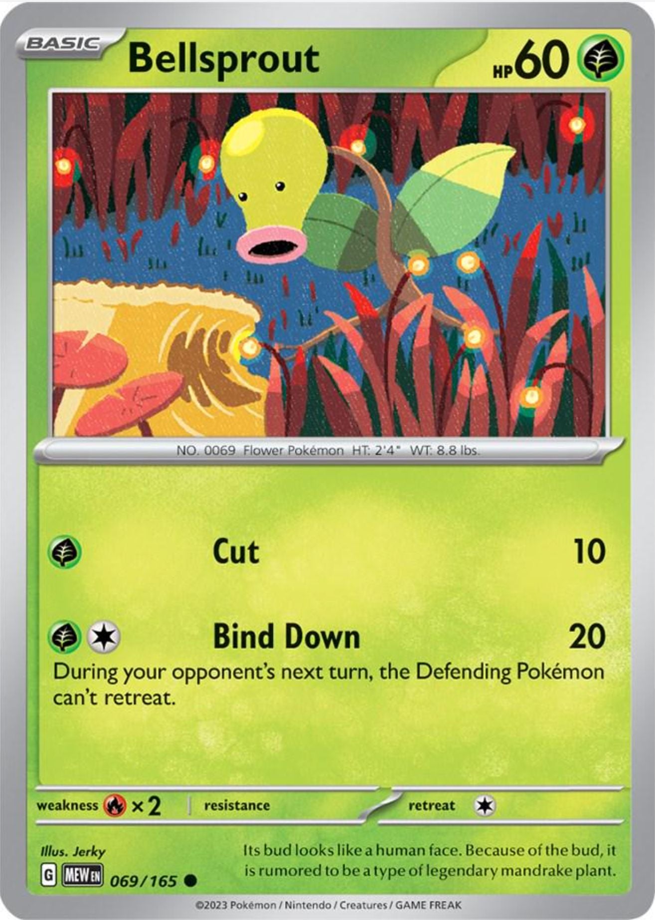 SINGLE POKÉMON CARDS - SCARLET & VIOLET 151 COMMON CARDS TRADING CARDS The Vapory Bellsprout Common