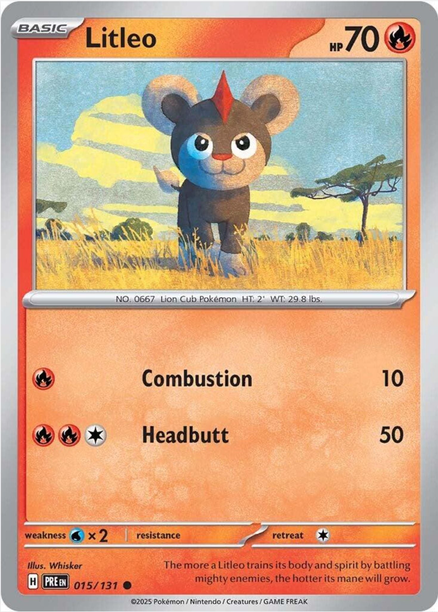 SINGLE POKÉMON CARDS - PRISMATIC EVOLUTIONS COMMON CARDS TRADING CARDS The Vapory Litleo Common