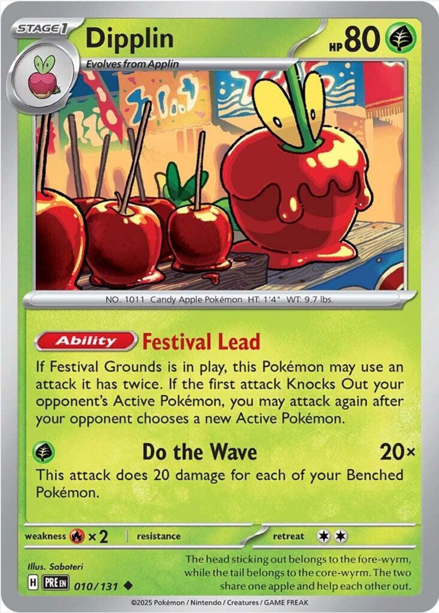 SINGLE POKÉMON CARDS - PRISMATIC EVOLUTIONS COMMON CARDS TRADING CARDS The Vapory Dipplin Common