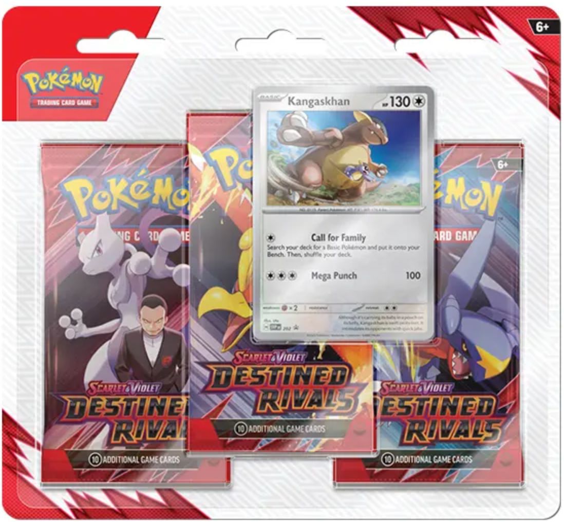 POKEMON SCARLET & VIOLET DESTINED RIVALS TRADING CARDS TRADING CARDS The Vapory Blister Pack (3 Packs)