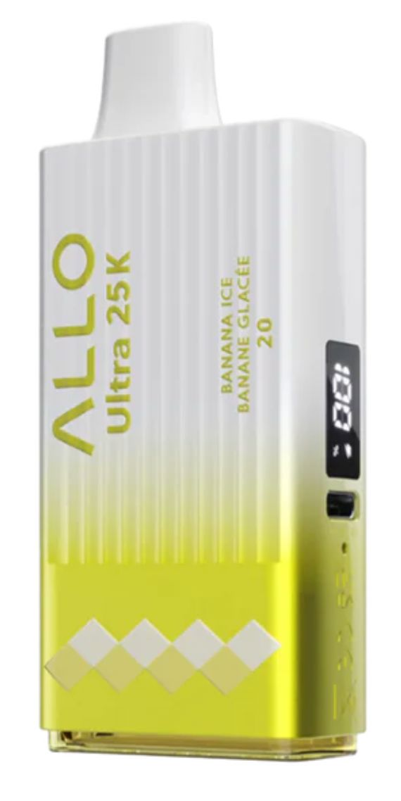 ALLO - 25K DISPOSABLE VAPE DISPOSABLES Smoke Arsenal Icy Banana Ice (EX)