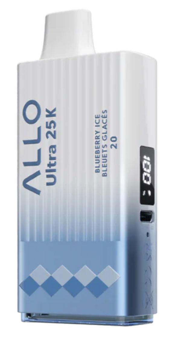 ALLO - 25K DISPOSABLE VAPE DISPOSABLES Smoke Arsenal Icy Blueberry Ice (EX)