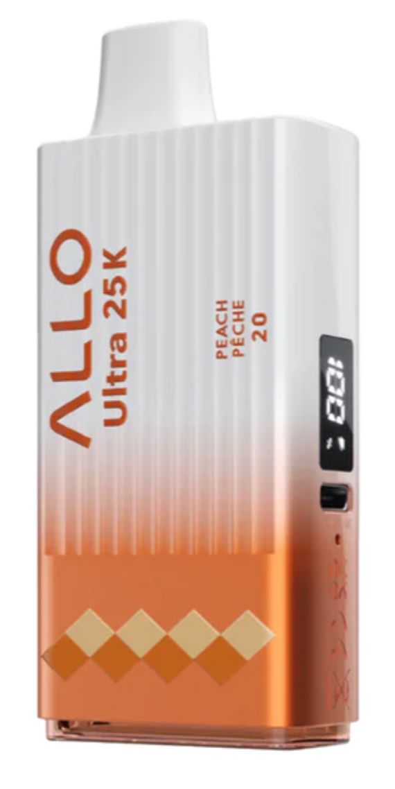 ALLO - 25K DISPOSABLE VAPE DISPOSABLES Smoke Arsenal Classic Peach (EX)