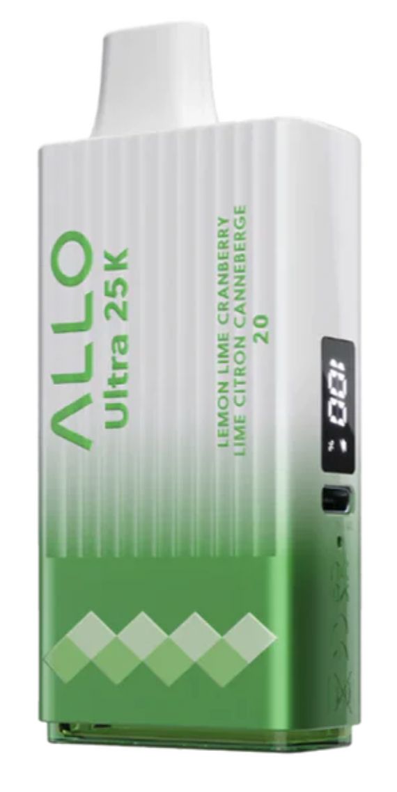ALLO - 25K DISPOSABLE VAPE DISPOSABLES Smoke Arsenal Classic Lemonlime Cranberry (EX)