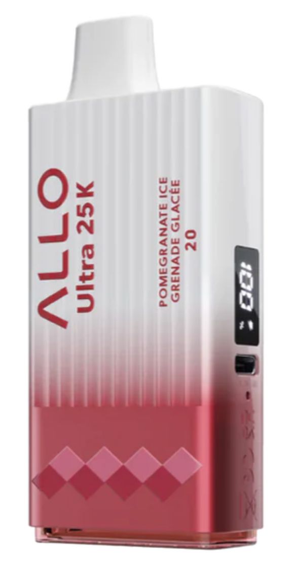 ALLO - 25K DISPOSABLE VAPE DISPOSABLES Smoke Arsenal Icy Pomegranate Ice (EX)