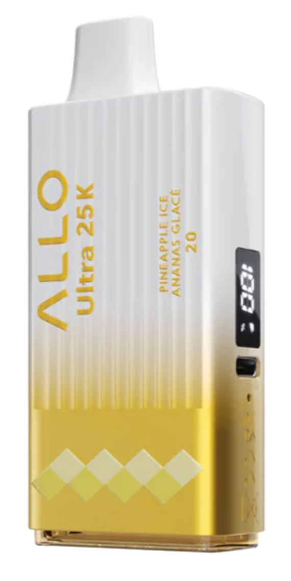 ALLO - 25K DISPOSABLE VAPE DISPOSABLES Smoke Arsenal Icy Pineapple Ice (EX)