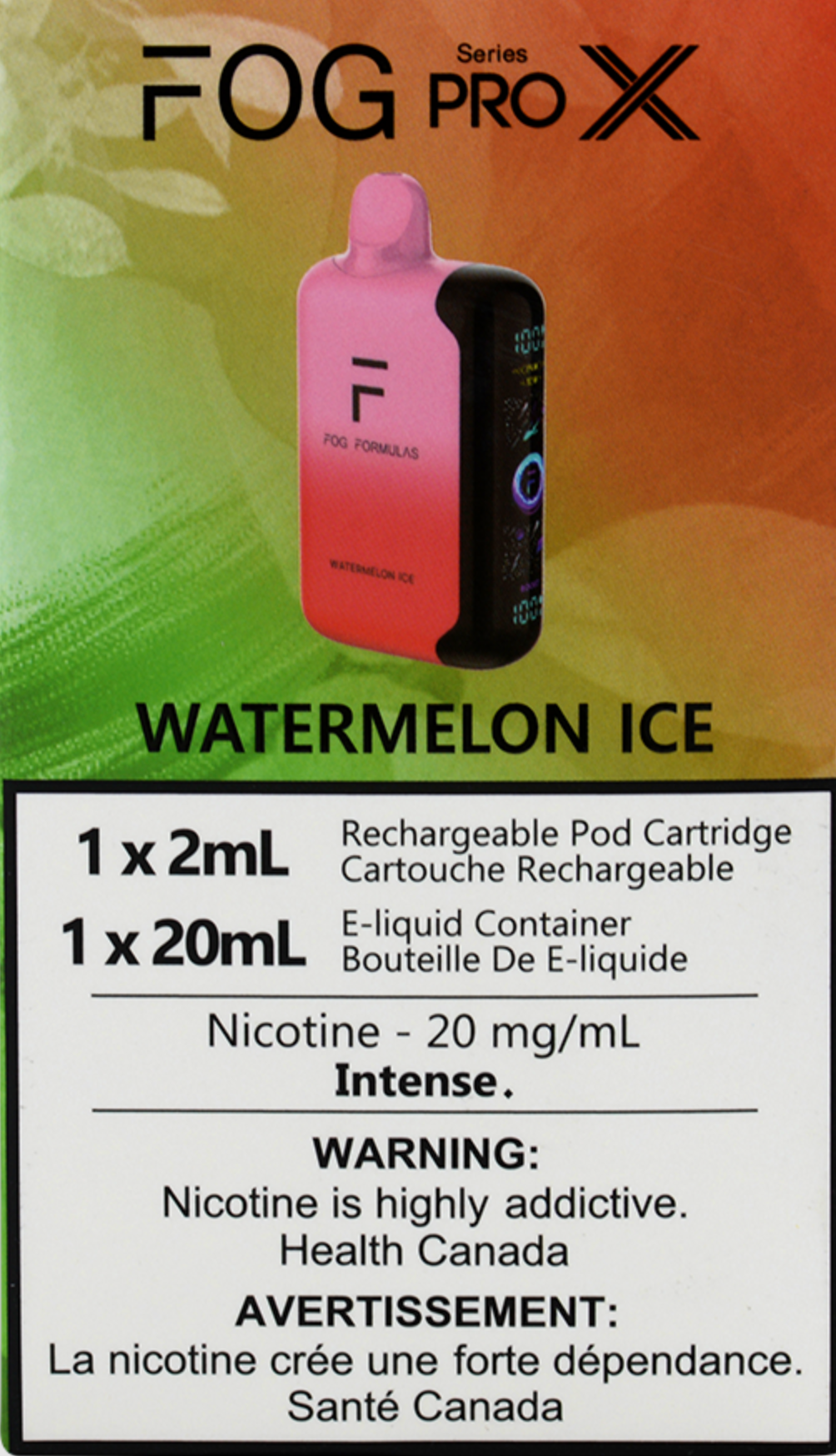 FOG PRO X DISPOSABLE VAPE