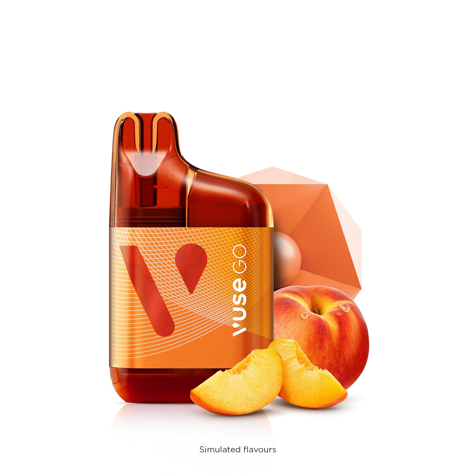 VUSE GO 1K DISPOSABLE VAPES DISPOSABLES VUSE Peach 20mg/mL (EXCISE)