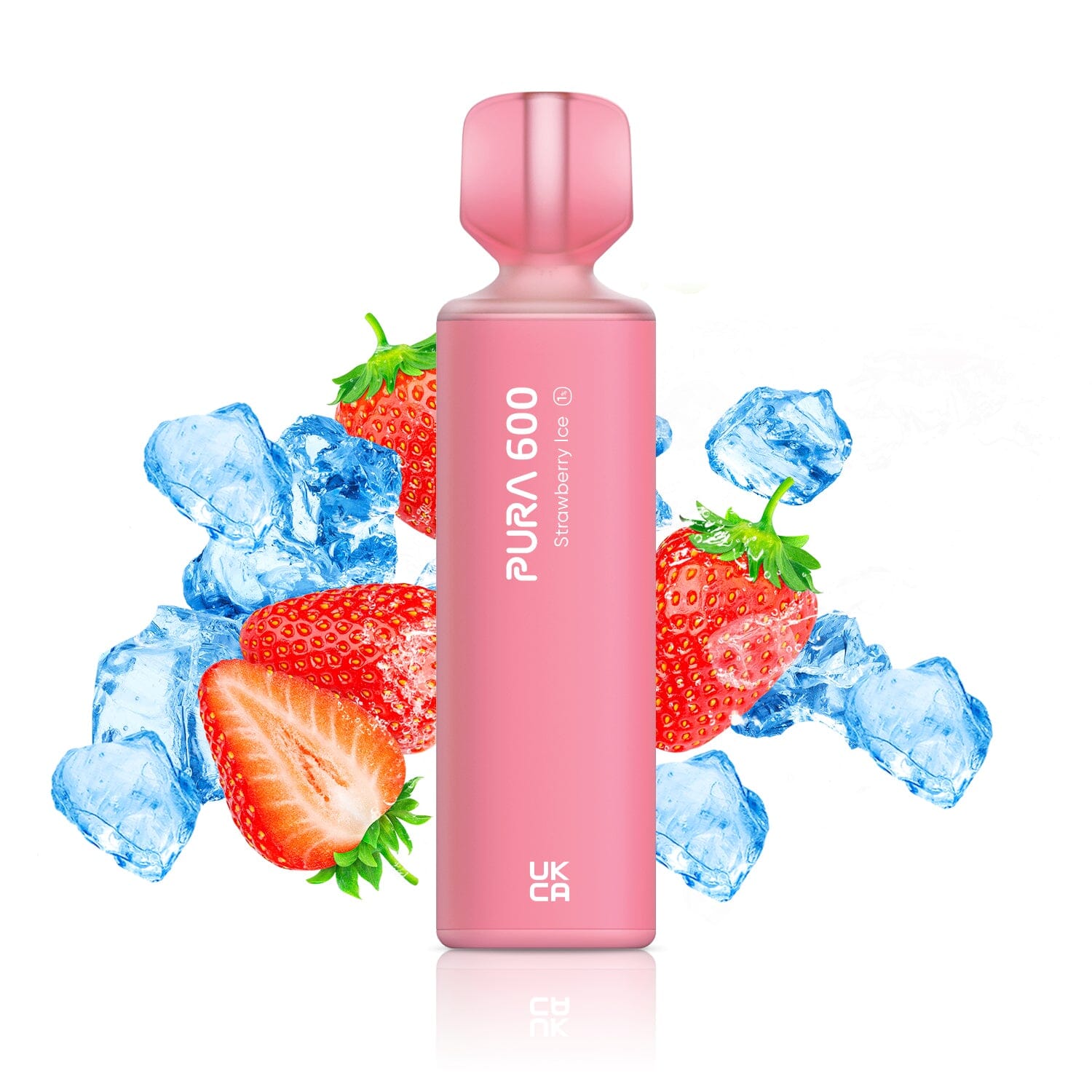 PURA 600 DISPOSABLE VAPE DISPOSABLES Ace Distributions Strawberry Ice 20MG (EXCISE)