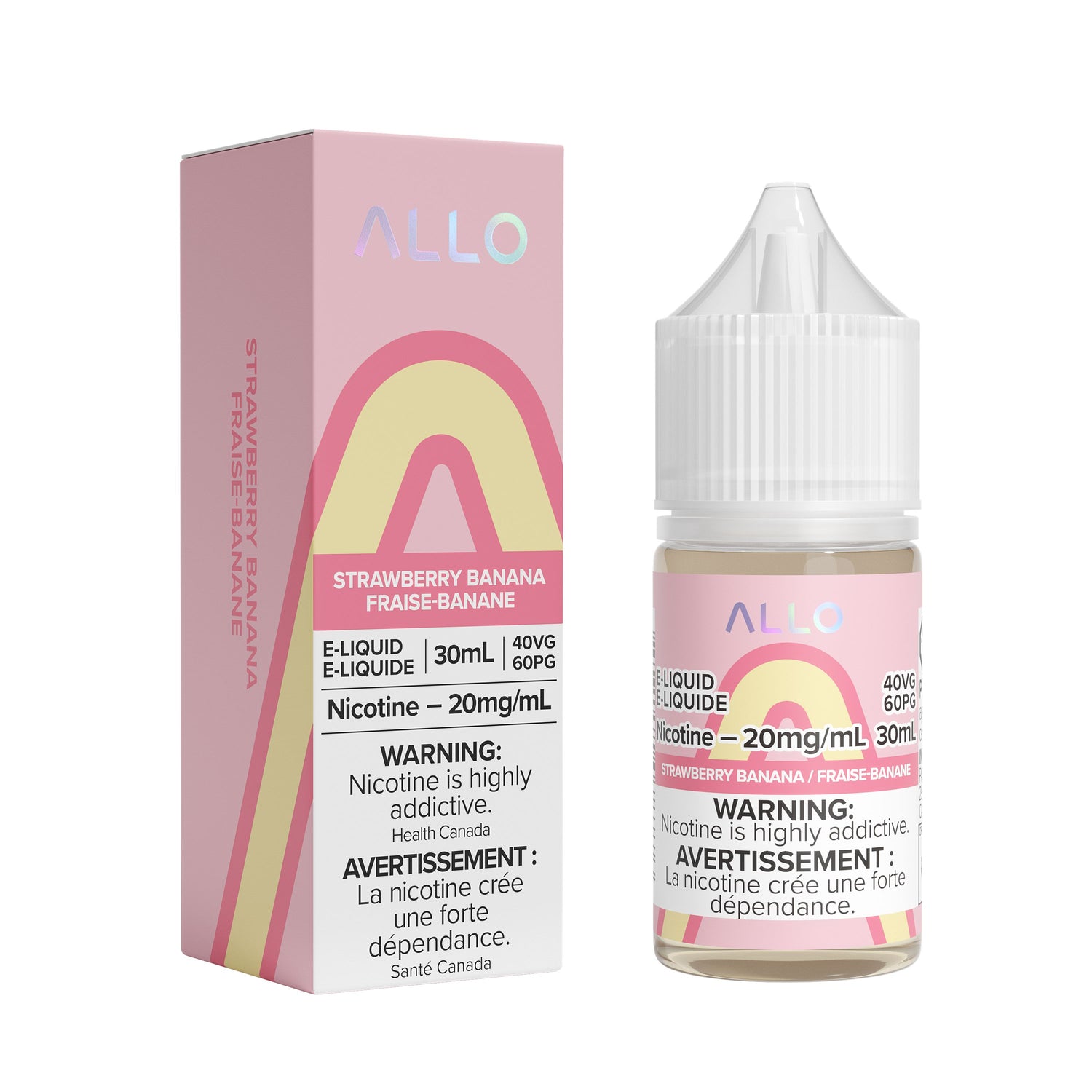 ALLO E-LIQUID E-LIQUID Pacific Smoke E-Liquids Strawberry Banana 20mg (SALT) (EXCISE)
