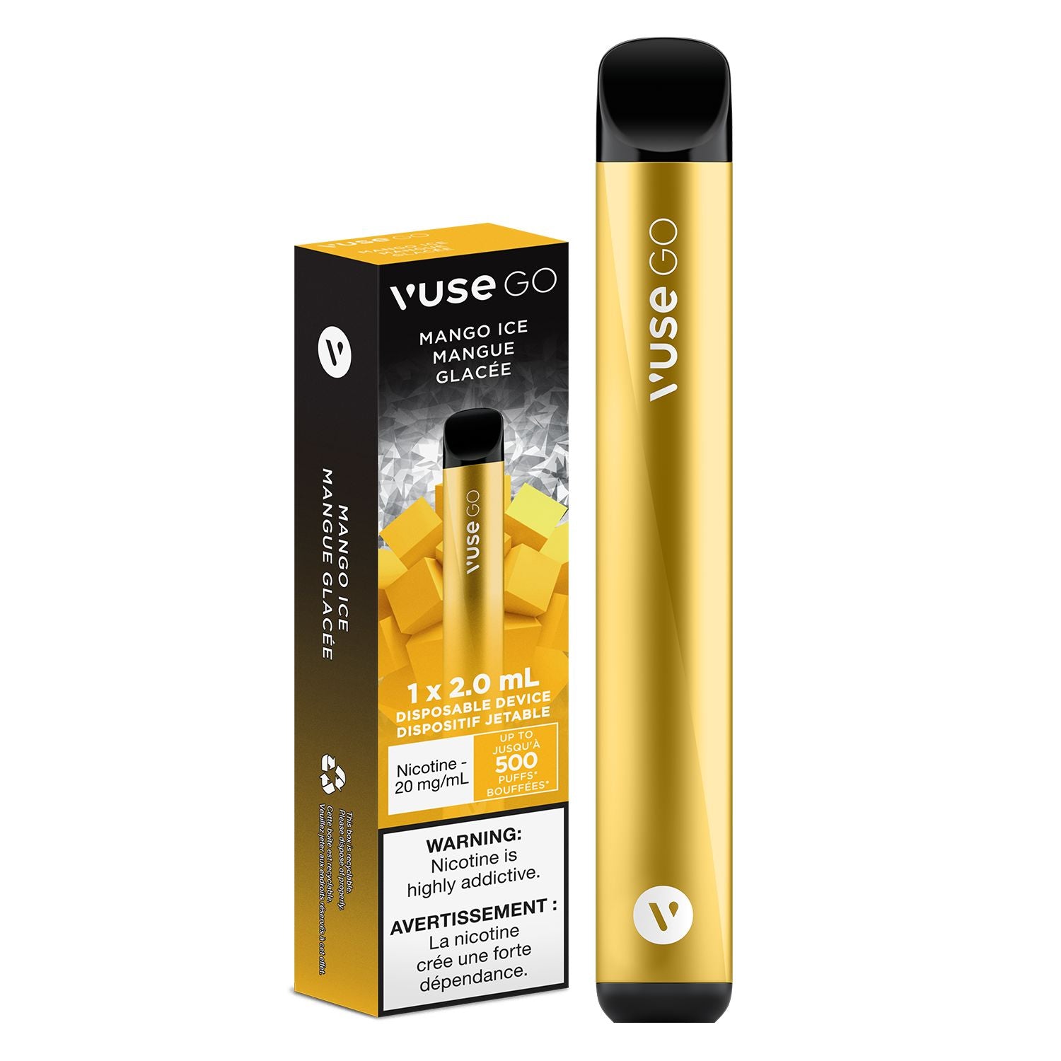 VUSE GO DISPOSABLE VAPES DISPOSABLES VUSE Mango Ice 20mg/mL (EXCISE)