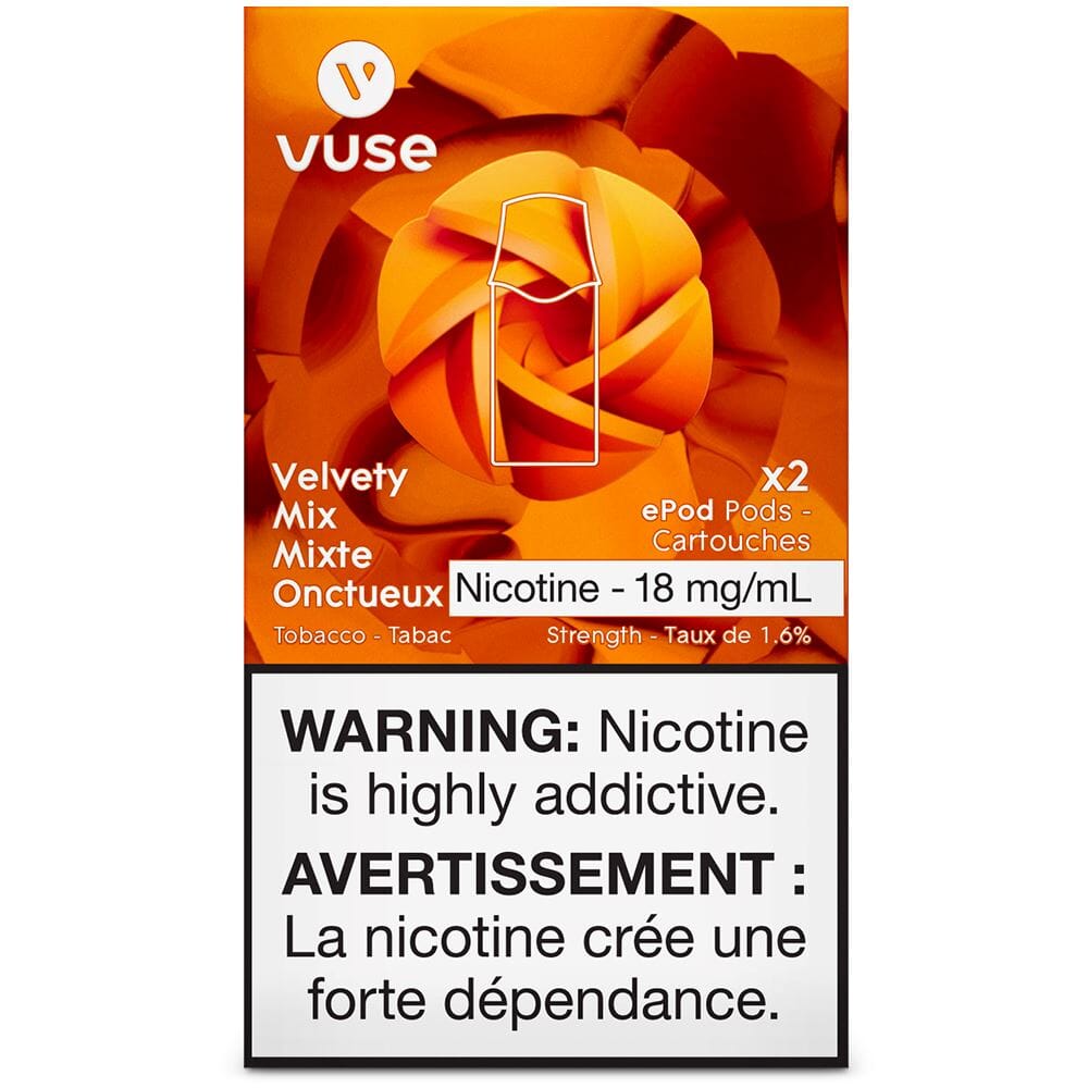 VUSE EPOD PRE-FILLED PODS VUSE Velvety Mix 1.6% (18mg/mL) Balance (Excise)