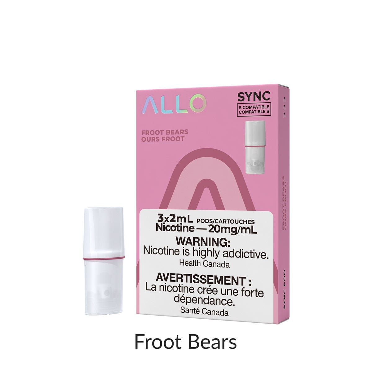 ALLO SYNC PODS PRE-FILLED PODS Pacific Smoke E-Liquids