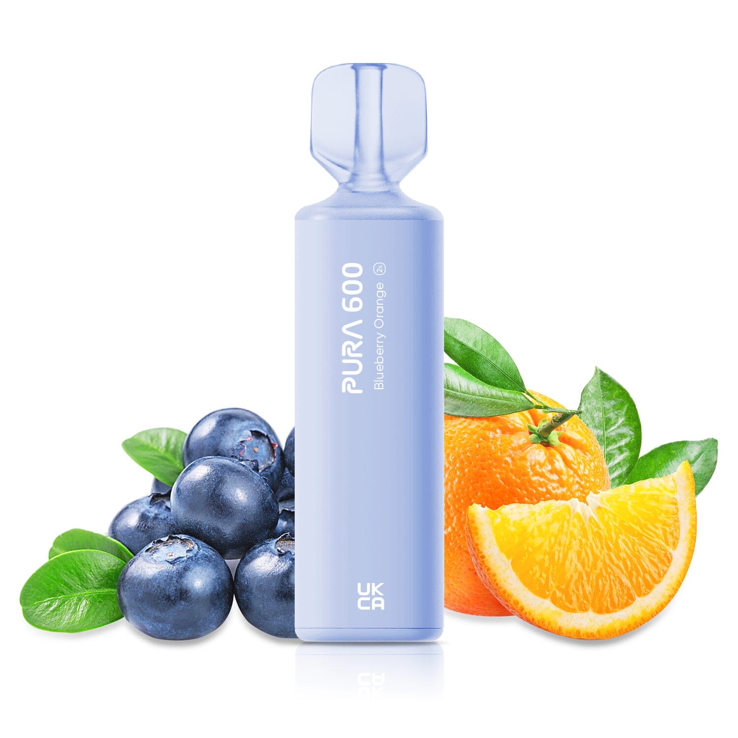 PURA 600 DISPOSABLE VAPE DISPOSABLES Ace Distributions Blueberry Orange 20MG (EXCISE)